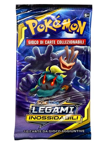 Bustina Sole e Luna - Legami Inossidabili - ITA - 10 Carte POKEMON