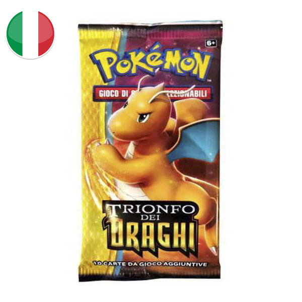 Bustina Sole e Luna - Trionfo dei Draghi - ITA - Artwork Casuale - 10 Carte POKEMON