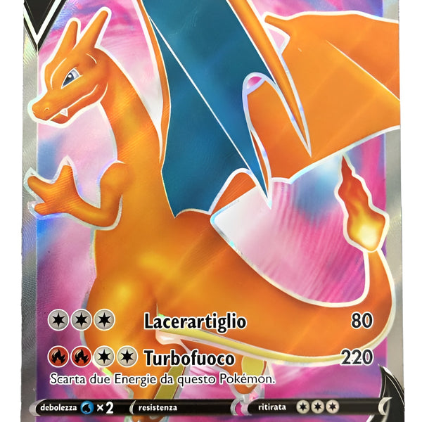 Charizard V SWSH050 Full Art - ITA - Spada e Scudo - Promo - Carta Pok