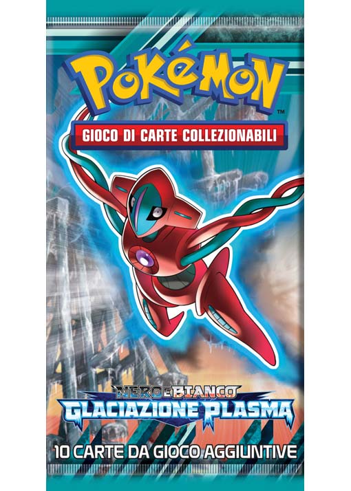 Bustina Nero e Bianco - Glaciazione Plasma - ITA - Artwork Casuale - 10 Carte POKEMON