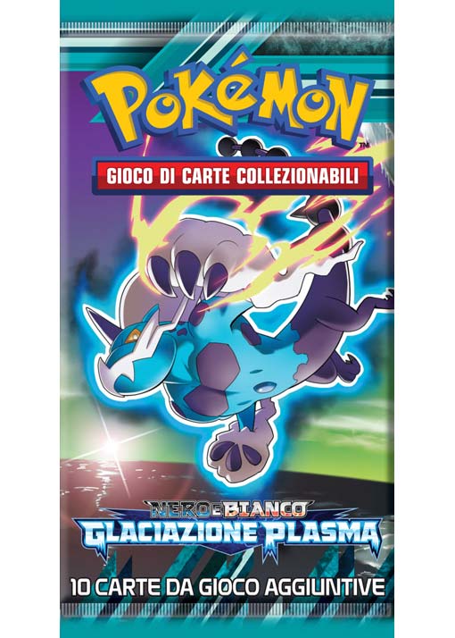 Bustina Nero e Bianco - Glaciazione Plasma - ITA - Artwork Casuale - 10 Carte POKEMON