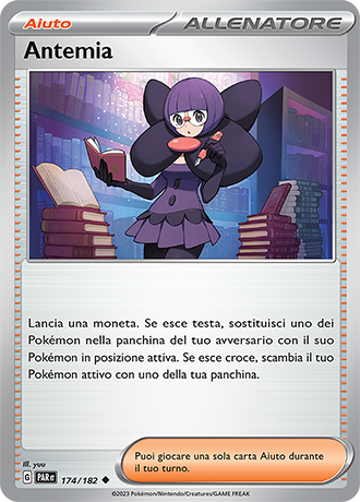 Antemia 174/182 - ITA - Near Mint - Scarlatto e Violetto - Paradosso Temporale - Carta Pokemon