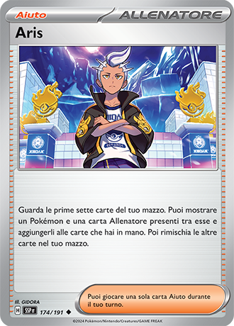 Aris 174/191 - ITA - Near Mint - Scarlatto e Violetto - Scintille Folgoranti - Carta Pokemon 0