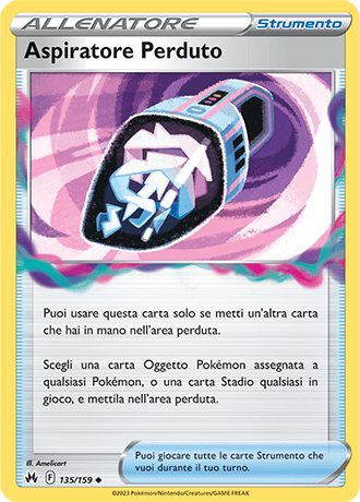 Aspiratore Perduto 135/159 - ITA - Near Mint - Spada e Scudo - Zenit Regale - Carta Pokemon