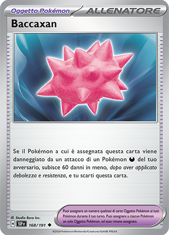 Baccaxan 168/191 - ITA - Near Mint - Scarlatto e Violetto - Scintille Folgoranti - Carta Pokemon