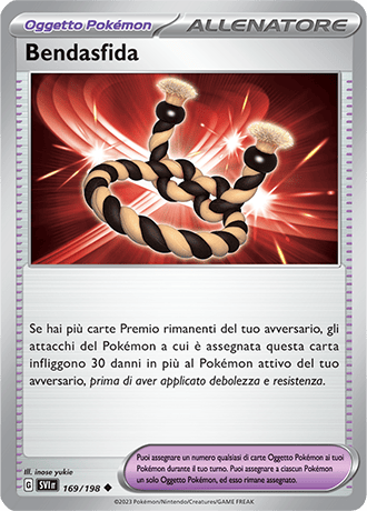 Bendasfida 169/198 - ITA - Near Mint - Scarlatto e Violetto - Carta Pokemon