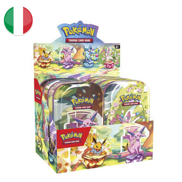 Box 8 Mini Tin da Collezione - Scarlatto e Violetto - Evoluzioni Prismatiche - ITA