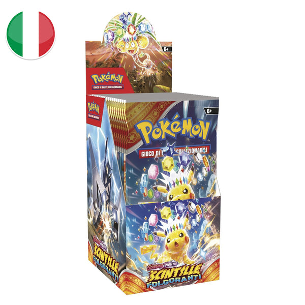 Box Display 18 Bustine Scarlatto e Violetto - Scintille Folgoranti - ITA