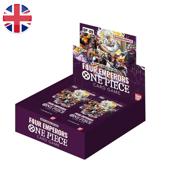 Box Display 24 Bustine - OP09 - Four Emperors - ENG - ONE PIECE Card Game