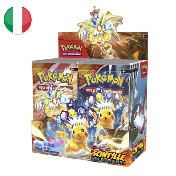 Box Display 36 Bustine Scarlatto e Violetto - Scintille Folgoranti - ITA