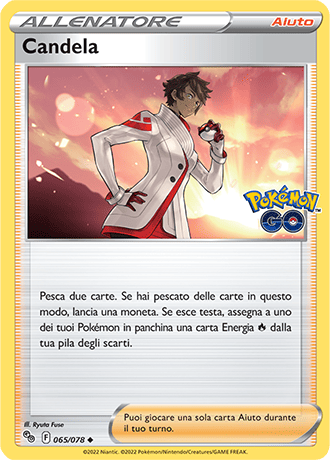 Candela 065/078 - ITA - Near Mint - Spada e Scudo - Pokemon GO - Carta Pokemon