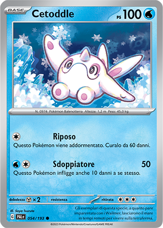 Cetoddle 054/193 - ITA - Near Mint - Scarlatto e Violetto - Evoluzioni a Paldea - Carta Pokemon