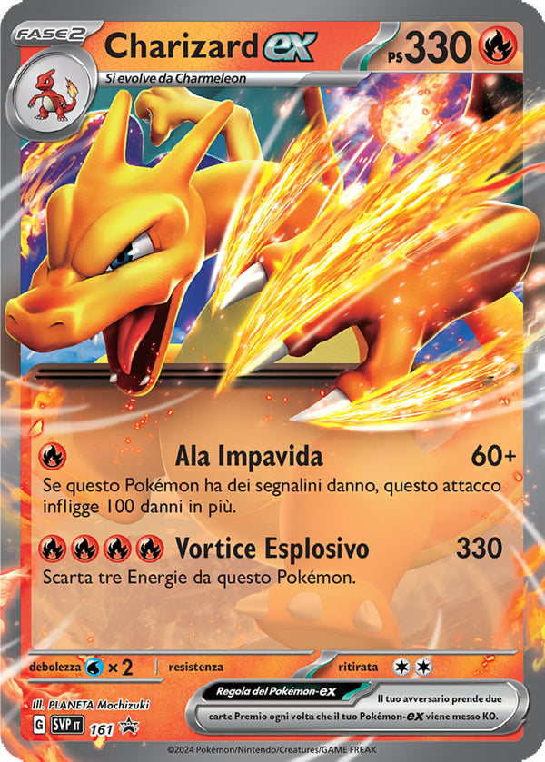 Charizard-ex SVP 161 - ITA - Near Mint - Promo Scarlatto e Violetto - Carta Pokemon