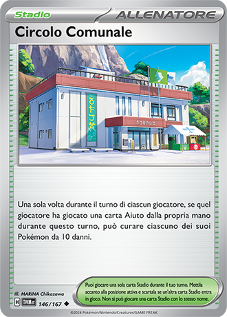 Circolo Comunale 146/167 Non Comune - ITA - Near Mint - Scarlatto e Violetto - Crepuscolo Mascherato - Carta Pokemon