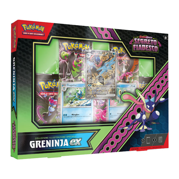 Collezione Illustrazione Speciale Greninja EX - Scarlatto e Violetto - Segreto Fiabesco - ITA