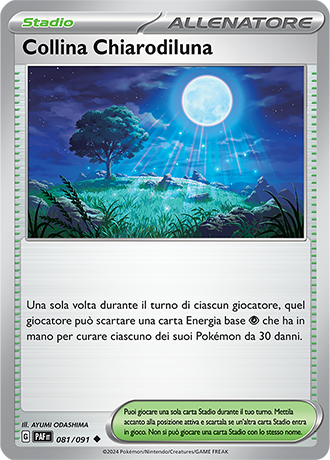 Collina Chiarodiluna 081/091 Reverse Holo - ITA - Near Mint - Scarlatto e Violetto - Destino di Paldea - Carta Pokemon