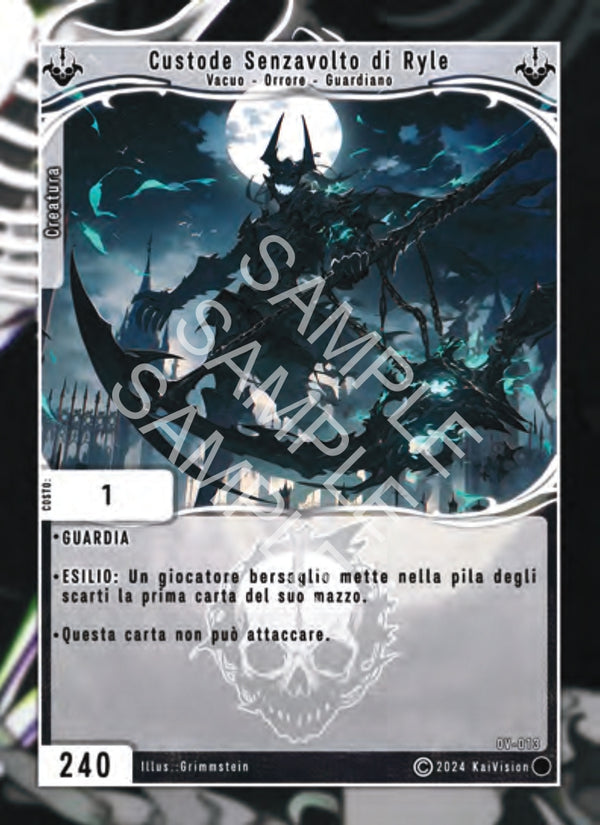 Custode Senzavolto di Ryle OV - 013 Comune - 1a Edizione - ITA - Near Mint - Oppressione Vacua - Carta Creatures of Exo