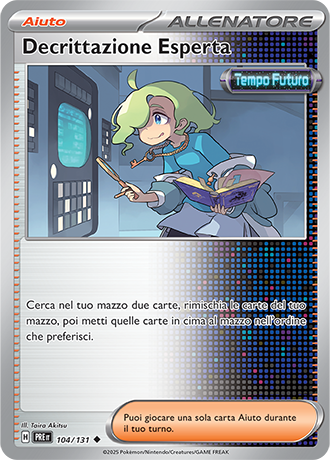 Decrittazione Esperta 104/131 Reverse Holo - ITA - Near Mint - Scarlatto e Violetto - Evoluzioni Prismatiche - Carta Pokemon