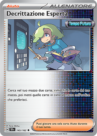 Decrittazione Esperta 145/162 Reverse Holo - ITA - Near Mint - Scarlatto e Violetto - CronoForze - Carta Pokemon