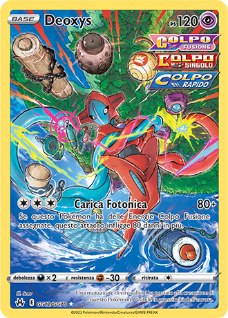 Deoxys GG12/GG70 Galleria di Galar - ITA - Near Mint - Spada e Scudo - Zenit Regale - Carta Pokemon