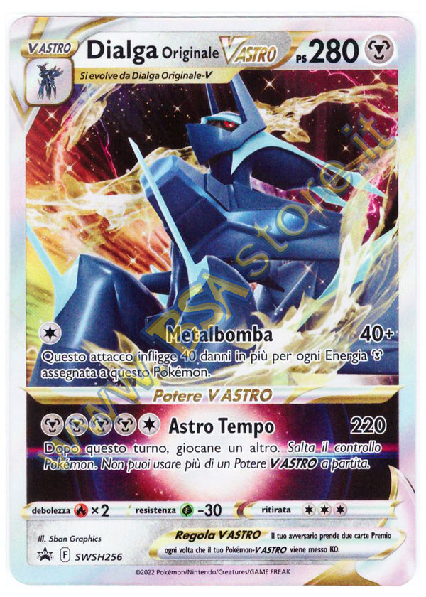 Dialga Originale-V ASTRO SWSH256 - ITA - Near Mint - Promo Spada e Scudo - Carta Pokemon