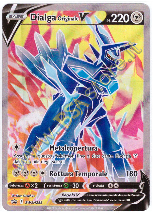 Dialga Originale-V SWSH255 - ITA - Near Mint - Promo Spada e Scudo - Carta Pokemon