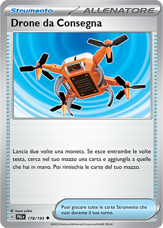 Drone da Consegna 178/193 - ITA - Near Mint - Scarlatto e Violetto - Evoluzioni a Paldea - Carta Pokemon