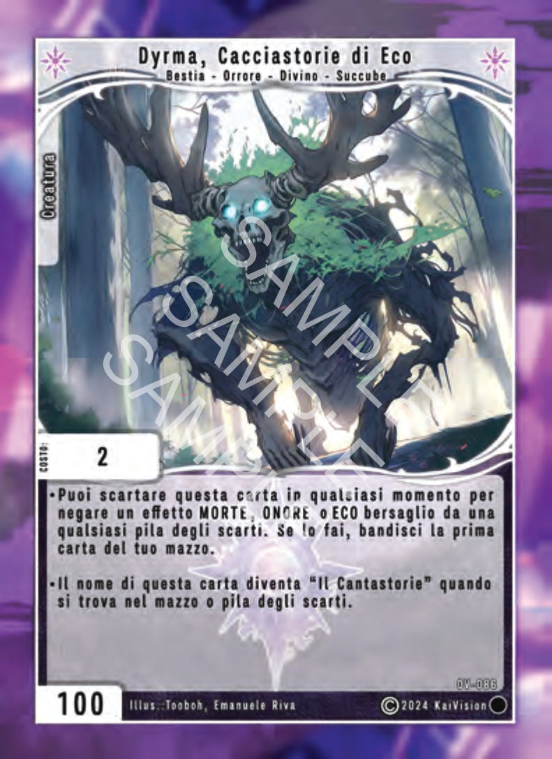 Dyrma, Cacciastorie di Eco OV - 086 Comune - 1a Edizione - ITA - Near Mint - Oppressione Vacua - Carta Creatures of Exo