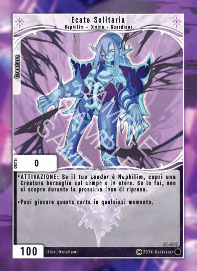 Ecate Solitaria OV - 079 Comune - 1a Edizione - ITA - Near Mint - Oppressione Vacua - Carta Creatures of Exo