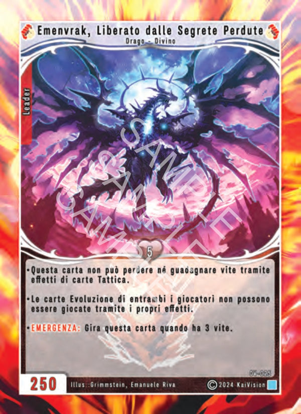 Emenvrak, Liberato dalle Segrete Perdute OV - 025 Non Comune - 1a Edizione - ITA - Near Mint - Oppressione Vacua - Carta Creatures of Exo