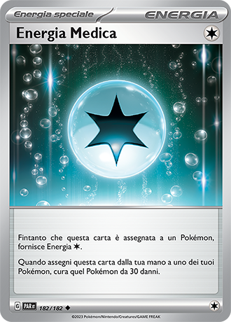 Energia Medica 182/182 - ITA - Near Mint - Scarlatto e Violetto - Paradosso Temporale - Carta Pokemon