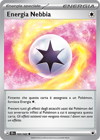 Energia Nebbia 161/162 - ITA - Near Mint - Scarlatto e Violetto - CronoForze - Carta Pokemon