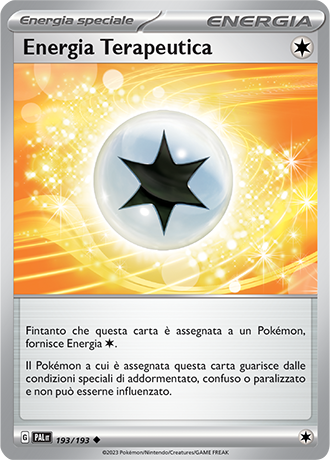 Energia Terapeutica 193/193 - ITA - Near Mint - Scarlatto e Violetto - Evoluzioni a Paldea - Carta Pokemon