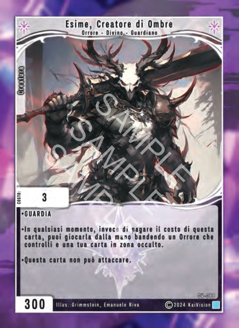 Esime, Cercatore di Ombre OV - 088 Non Comune - 1a Edizione - ITA - Near Mint - Oppressione Vacua - Carta Creatures of Exo