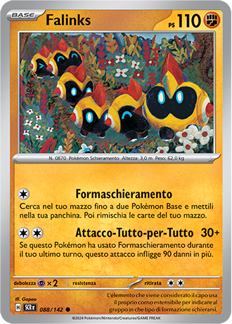 Falinks 088/142 - ITA - Near Mint - Scarlatto e Violetto - Corona Astrale - Carta Pokemon