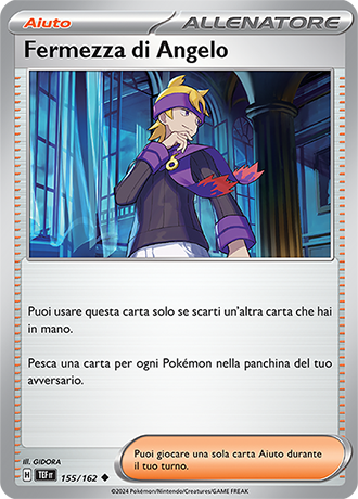 Fermezza di Angelo 155/162 Reverse Holo - ITA - Near Mint - Scarlatto e Violetto - CronoForze - Carta Pokemon