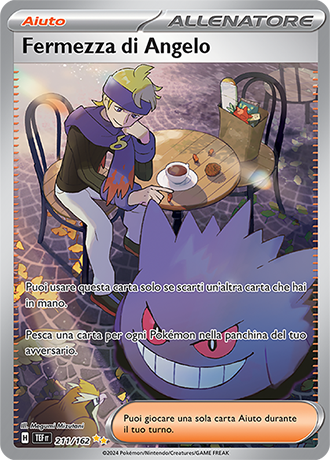 Fermezza di Angelo 211/162 Alternative Art - ITA - Near Mint - Scarlatto e Violetto - CronoForze - Carta Pokemon