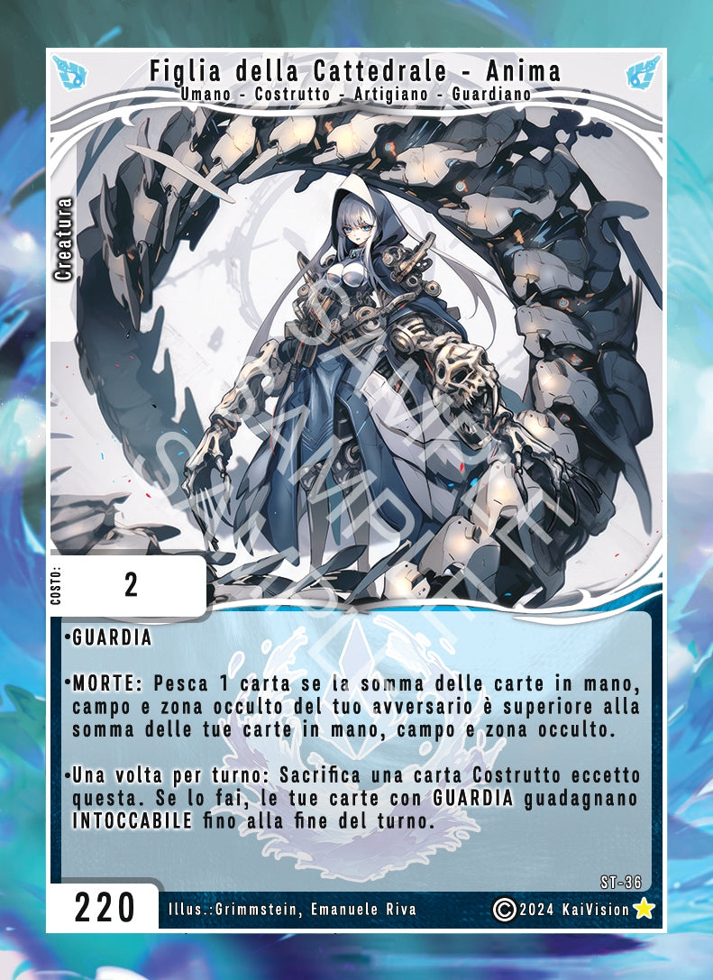 Figlia della Cattedrale - Anima ST - 36 Rara Foil - 1a Edizione - ITA - Near Mint - Serie Torneo - Carta Creatures of Exo