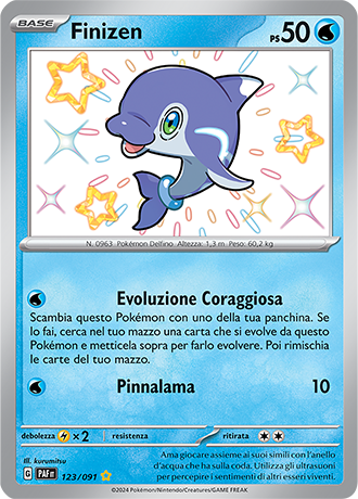 Finizen Shiny 123/091 - ITA - Near Mint - Scarlatto e Violetto - Destino di Paldea - Carta Pokemon