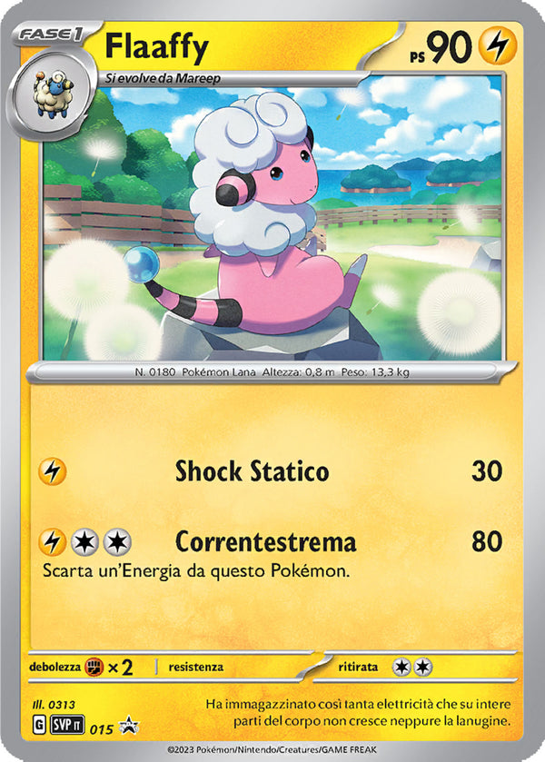 Flaaffy SVP 015 - ITA - Near Mint - Promo Scarlatto e Violetto - Carta Pokemon