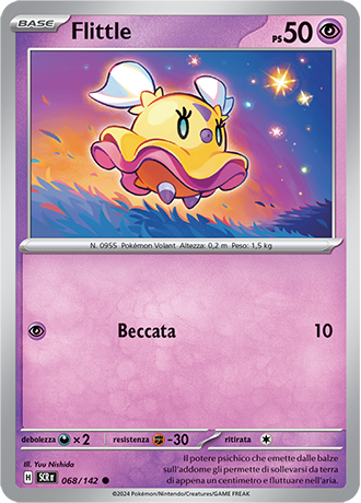 Flittle 068/142 - ITA - Near Mint - Scarlatto e Violetto - Corona Astrale - Carta Pokemon