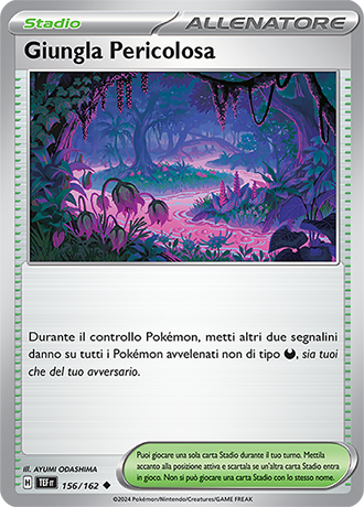 Giungla Pericolosa 156/162 - ITA - Near Mint - Scarlatto e Violetto - CronoForze - Carta Pokemon