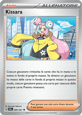 Kissara 080/091 - ITA - Near Mint - Scarlatto e Violetto - Destino di Paldea - Carta Pokemon