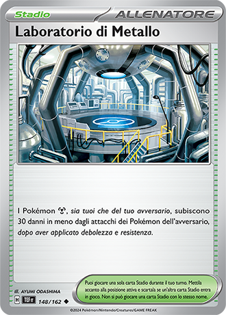 Laboratorio di Metallo 148/162 - ITA - Near Mint - Scarlatto e Violetto - CronoForze - Carta Pokemon