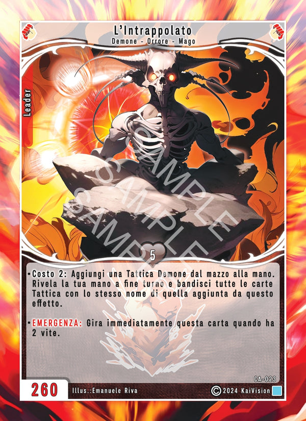 L'Intrappolato CA - 023 Non Comune - Unlimited - ITA - Near Mint - Cavalieri di Adam - Carta Creatures of Exo