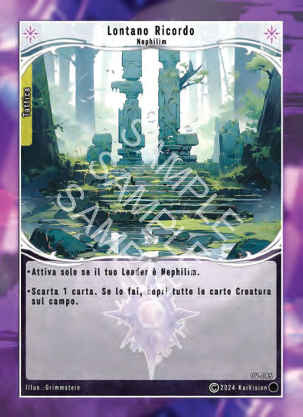 Lontano Ricordo OV - 085 Comune - 1a Edizione - ITA - Near Mint - Oppressione Vacua - Carta Creatures of Exo