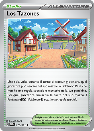 Los Tazones 076/091 Reverse Holo - ITA - Near Mint - Scarlatto e Violetto - Destino di Paldea - Carta Pokemon