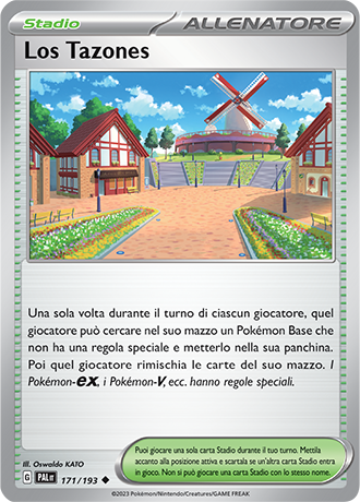 Los Tazones 171/193 - ITA - Near Mint - Scarlatto e Violetto - Evoluzioni a Paldea - Carta Pokemon