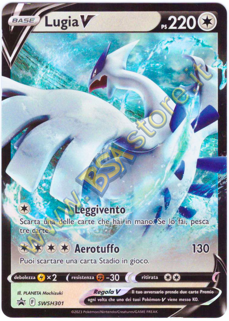 Lugia-V SWSH301 - ITA - Near Mint - Promo Spada e Scudo - Carta Pokemon