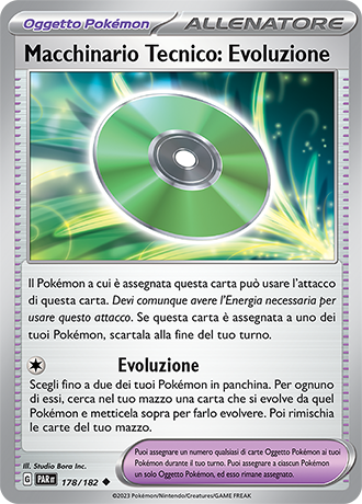 Macchinario Tecnico: Evoluzione 178/182 - ITA - Mint - Scarlatto e Violetto - Paradosso Temporale - Carta Pokemon